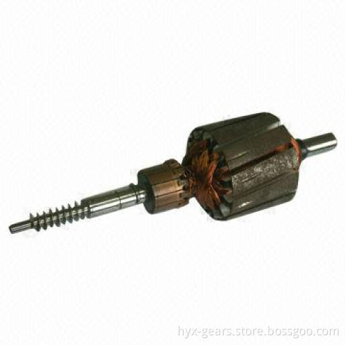 High-precision metal worm shaft for motor